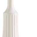 LYEOBOH Olive Oil Dispenser Bottle, Oil Dispenser for Kitchen, Ceramic Cooking Vinegar Dispensing Bottles with Spout, White