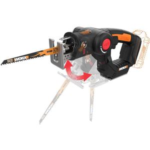 Worx WX550L.9 20V Power Share Axis Cordless Reciprocating & Jig Saw (Tool Only)