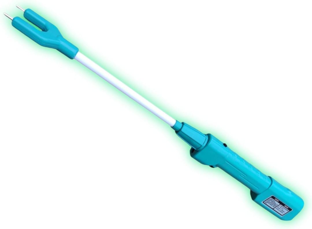 Cattle Prod Waterproof Cattle Prod Stick with LED Light Rechargeable Electric Livestock Prod (26.3")
