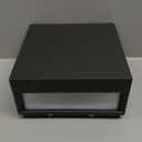 Solar Outdoor Post Cap Light, Stainless Steel IP65 Waterproof Pillar Light 7.9" Square Post Lamps Dimmable LED Modern Landscape Column Lamp for Patio Posts Flat Surface Garden Decoration