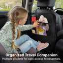 Enovoe Back Seat Cover for Kids Extra Large - 2 Pack with Multi Pocket Storage Organizer - Back Seats Protector for Upholstery from Dirt, Mud, Scratches - Waterproof Car Seat Protector for Kids