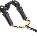 Miwayer Saxophone Shoulder Strap Double Shoulder Leather Strap Comfortable Padded Handmade For Baritone Alto Tenor Soprano Baritone Sax