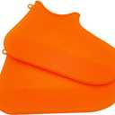 Angoily Waterproof Shoe Covers Size S Reusable Rain Boot Covers with Anti-Slip Sole Shoe Protectors for Outdoor Activities Camping Travel and Daily Use
