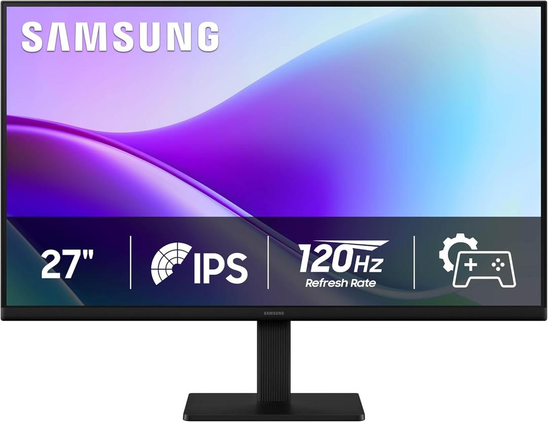 Samsung 27" S3 (S32GF) FHD High Resolution 120Hz Monitor with IPS Panel, Flicker Free, Eye Saver Mode, LS27F320GANXZA, 2025