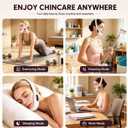 Electric Double Chin Device and V-Face Machine with 8 Modes and 15 Gear Adjustable Intensities - Intelligent Double Chin Machine for V-face
