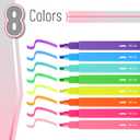 Mr. Pen- Aesthetic Highlighters No Bleed, 8 Pack, Vibrant Colors, Chisel Tip, Cute Highlighters Assorted Colors for Journaling, Highlighting, Underlining, Fast Dry, Back to School Supplies