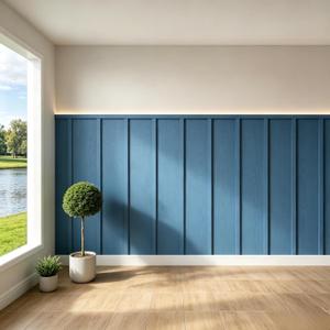 157.48 x 62.99 in Premade Board and Batten Wainscoting Kit, MDF Paintable Accent Wall Panels for Kitchen Bedroom Living Room Home Decor Covers