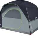 Coleman Skydome Tent with 5 Minute Setup, 2/4/6/8-Person Weatherproof Tent with Rainfly & Carry Bag, 20% More Headroom Than Traditional Canopies (PFAS-Free, Blue)