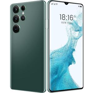 Smartphone Unlocked Cell Phones S22 Ultra 6.7in HD Screen The Black Phone 2GB/16GB Android 10 Straight Talk Phone 6800mAh 128GB Extension Dual Sim Boost Mobile Phones Telefonos (Green)