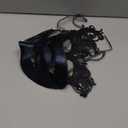 Couple Masquerade Mask for Women Men Shiny Venetian Mask Halloween Mask for Party Prom Ball Costume Lace Masks (Classic Black)