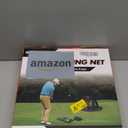 Pop-Up Golf Chipping Net - Ultimate Target Training Chip Aids for Precision & Distance, Outdoor | Indoor Practice, Golfer Gift (1 Black Net+ 2 Mats+ 12 Balls + 6 Greeting Cards)