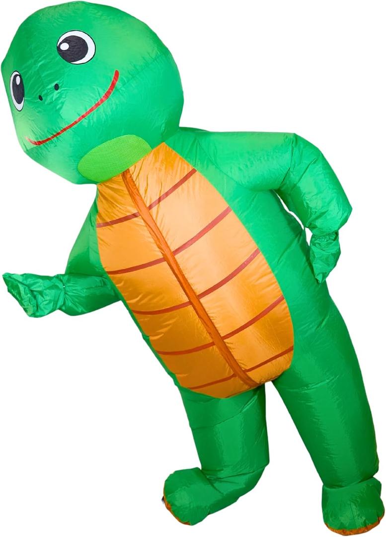 PTS Inflatable Costume Adult, Blow Up Turtle Costume for Halloween Inflatables Cosplay Party