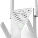 3000Mbps WiFi Extender-AX3000 WiFi 6 Extender Dual Band (2.4G/5.8G), Signal Booster with Gigabit Ethernet Port, Access Point, No Required App, Covers Up to 12,000sq.ft and 99 Devices WiFi Booster
