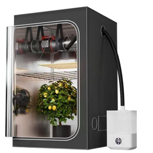 Upgrade 32X32" Integrated Auto Grow Tent Complete Kits System S1000 LED Grow Light Grow Tent Kit 4"Fan Filter And Humidifier (Fan Filter+LED Light+Grow Tents+Irrigation Kit+Clip Fan+Heater+Humidifier)