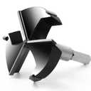 3 Inch Forstner Drill Bit, Triple-Flute Carbide Tipped Forstner Bit for Hard Wood, Soft Wood, Veneered Plywood, Plastic, Drilling Hole Saw Woodworking Hinge Cutter Tool