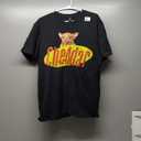 Dog Cheddar Show Funny For Man Woman T-Shirt (Small, Black)