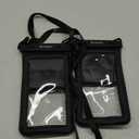 Waterproof Phone Pouch - 8.5in Waterproof Phone Case with Lanyard, IPX8 Cell Phone Dry Bag Beach Essentials for iPhone 16 15 14 Pro Max, Galaxy S25 S24 Ultra, 2 Pack