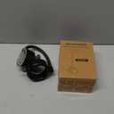 SEANCHEER Hands Free Hair Dryer Holder Wall Mount, 360 Rotating Adjustable Height Suction Cup Blow Dryer Holder, No Drill Installation, Damage-Free Wall, with Cord Storage for Most Hair Dryers