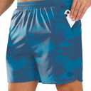 NORTHYARD Mens Swim Trunks 5" Beach Swim Shorts Quick Dry Bathing Suit with Mesh Liner Packable, Scale, L
