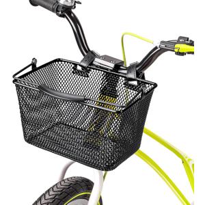 Kids Bike Basket - Front Bicycle Bike Basket for Boys and Girls - Bike Baskets with Adjustable PU Straps, Suitable for Most Children's Bicycles and Kids Tricycles