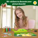 Skillmatics Sand Art Activity - Mess-Controlled DIY Animal Craft Kit with 50+ Colorful Stickers, Creative Arts & Crafts for Kids, Fun Hands-On Activity, Christmas Gifts for Ages 4, 5, 6, 7, 8, 9, 10