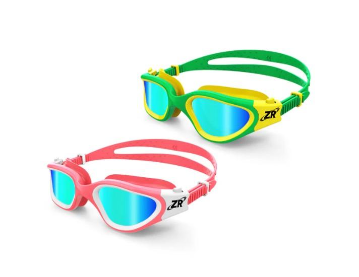 ZIONOR® 2 Packs G1MNI Kids Polarized Swim Goggles Anti-fog UV Protection