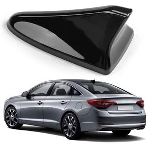 Shark Fin Antenna Cover,Car Roof Antenna Caps fit for Kia Optima 2014-2020,Sonata 2015 2016 2018 2019,Genesis Sedan G80 2015-2017,Genesis Coupe 2013-2015,Elantra Sedan 2011-2016,(Not Sport) (Black(Specified Car))