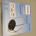 Philips Rabbit Ears Black Indoor TV Antenna, Dipoles and Circular Loop, Tabletop, Digital, Smart TV Compatible, HDTV, 4K 1080P VHF UHF, 5Ft Coaxial Cable, SDV8201B/27