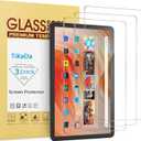 (3 Pack) Designed for All-New Fire HD 10 / Fire HD 10 Plus Tablet 10.1 inch (13th/11th Generation, 2023/2021 Release) Screen Protector, Tempered Glass High Definition Clear Shield