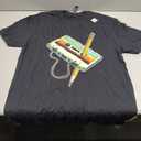 80s 90s Retro Party Costume Nostalgia Cassette T-Shirt,small