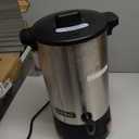 SYBO 6L Commercial Coffee Maker, Stainless Steel Coffee Urn With Cool-Touch Handles, Electric Coffee Pot Hot Beverage Dispenser, Quick-Brewing Coffee Urn, For Events,Party & Catering - 45 Cup