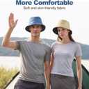 Sukeen Bucket Hat for Women Men Summer Beach Sun Hat Reversible Packable Adjustable UPF50+ Cooling Hat for Hiking Fishing