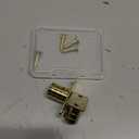 Pelopy 2 Pcs Inside Mount Curtain Rod Bracket 3/8" Bracket Set for 3/8" Rodding (Brass)