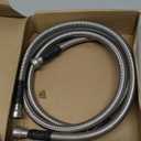 15167372 15077513 2PCS Fuel Tank Hoses Stainless Compatible for 2001 2002 2003 2004 2005 2006 2007 2008 2009 2010 Chevrolet Silverado/GMC Sierra 2500HD 3500HD 6.6L Diesel