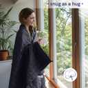 YnM Exclusive Weighted Blanket, Soothing Cotton, Smallest Compartments with Glass Beads, Bed Blanket for One Person of 140lbs, Ideal for Twin/Full/Queen Bed (48x72 Inches, 15 Pounds, Dark Grey)