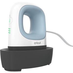 Cricut EasyPress Mini for Heat-Pressing Small Objects Like Shoes, Stuffed Animals, Hats and More, Features 3 Heat Settings & Precision Tip, Ceramic-Coated Heat Plate, Compact & Lightweight, Zen Blue