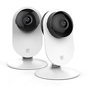 YI Pro 2K Home Security Camera, 2.4Ghz Wired Indoor Camera with Person, Vehicle, Animal Smart Detection, Phone App, Compatible with Alexa and Google Assistant 2Packs YI Pro 2K Home Security Camera, 2.4Ghz Wired Indoor Camera with Person, Vehicle, Animal Smart Detection, Phone App, Compatible with Alexa and Google Assistant 2Packs