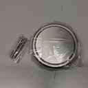 Westbrass D493CH-07 Patented Deep Soak Round Replacement 2-Hole Bathtub Overflow Cover for Full and Over-Filled Closure, Satin Nickel (1 Pack)