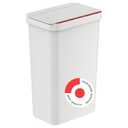 iTouchless Prime 13.2 Gallon Sensor Trash Can, Durable Dent-Proof Construction, Slim and Space-Saving, Automatic Bin White Color Great for Kitchen, Home, Office, Business, Garage, Plastic