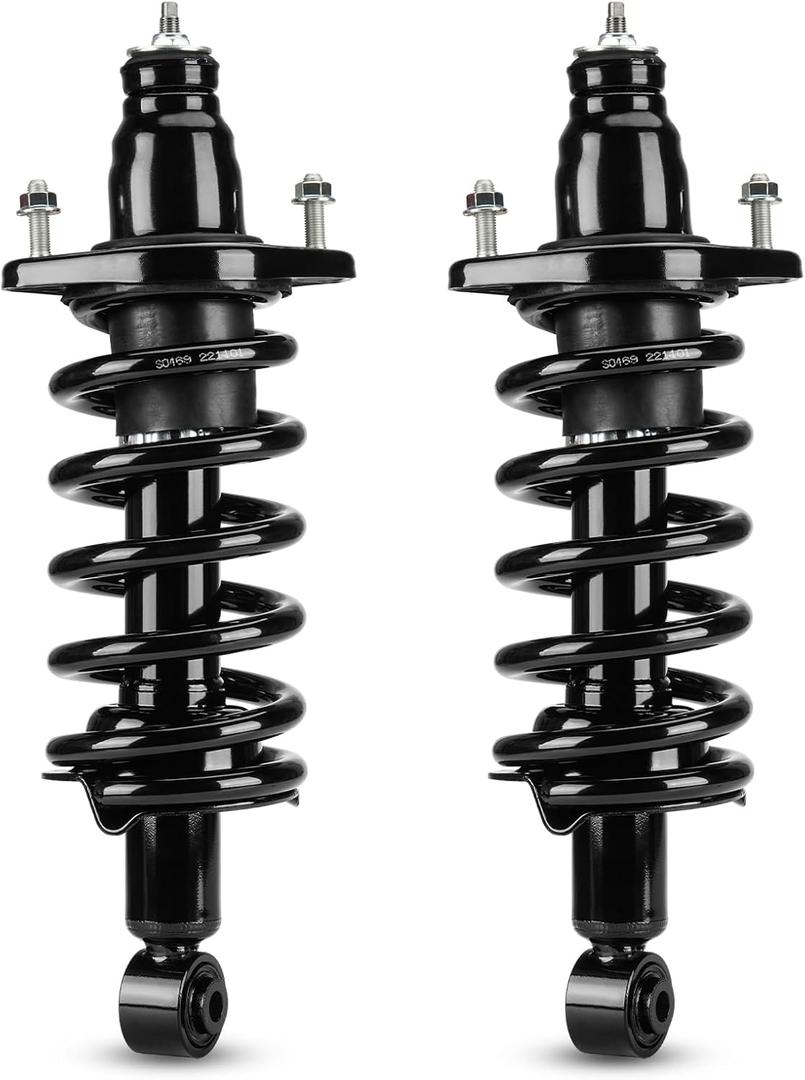 Rear Quick Struts Shocks Coil Spring Compatible with 2007-2011 Honda CR-V 2.4L (4WD, AWD, FWD) 2008 2009 2010, Strut Shock Absorbers Assembly Replace for 1345688L 1345688R