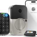 Yale Assure Lock 2 Touch Deadbolt, Satin Nickel Smart Keyless Entry Door Lock with Wi-Fi Connected Touch Keypad and Fingerprint Scanner, YRD450-F-WF1-619