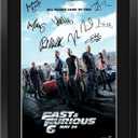 HWC Trading Fast & Furious 6 Vin Diesel 16 x 12 inch Gifts Printed Poster Signed Autograph Picture for Movie Memorabilia Fans - 16" x 12" Framed