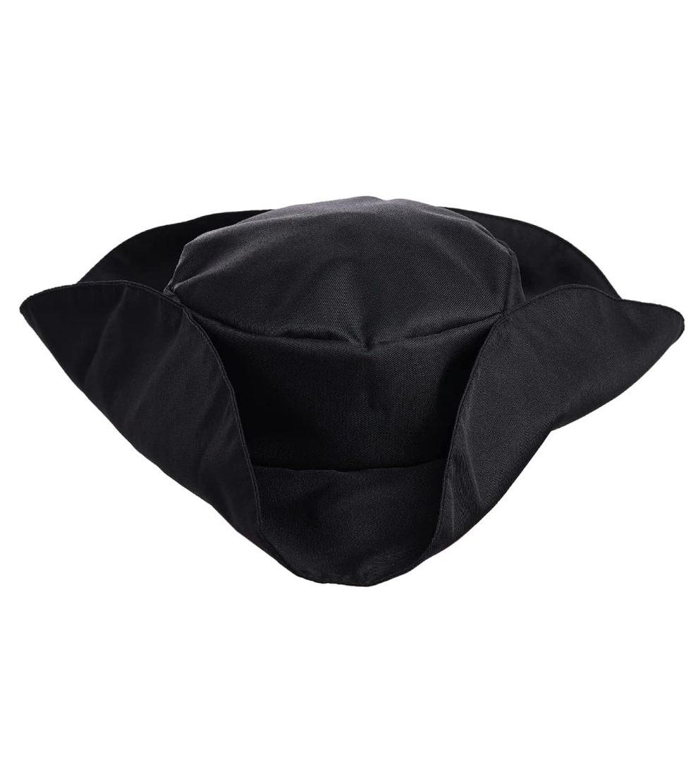 BLESSUME Rococo Men Colonial Costume Patriotic Adult Costume hat, Color Black