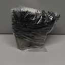 2 Pack Black Fake Eucalyptus Small Fake Plants Potted Artificial Plants for Halloween Decorations Shelf Desk Home Farmhouse Room Coffee Table Bathroom Decor(Black)