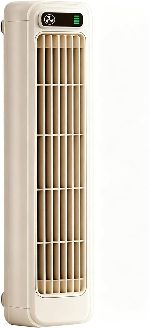 2026 Upgrade Cooling Ace Portable Air conditioner, Adjustable Cooling Fan with 3 Speeds & LED Touch Screen, USB Charging Air Conditioner for Bedroom Living Room Kitchen Office Home (Beige)