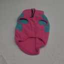 Queenmore Dog Fleece Sweater, Medium Dog Sweater, Fleece Dog Vest Jacket, Pet Sweatshirt Winter Clothes for Dogs Boy Or Girl Large Medium Small Size Fuchsia/Mint,M (Medium(Chest 16.93"))