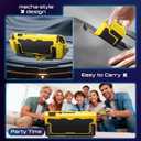 Toladoshop Dockable for Switch 2 Grip Case (2025) Accessories, Armor Slim Military-Grade Protection for Detachable 3PCS Design Joncon Holder with Screen Protectors and Joystick caps, Yellow