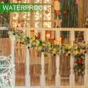 33ct Christmas Ball Ornaments with Lights, Christmas Decorations 8.2 Ft 100 LEDs Globe Ball Lights Outdoor Indoor for Tree urn Filler Flower Nursery Party Garden Yard Gazebo Decor (Red Green&White)