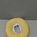 ANWA Adjustable Cat Cone Collar Soft, Cute Cat Donut Collar After Surgery, Kitten Recovery Cones to Stop Licking (Medium, Orange)