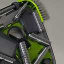 Upgrade Pool Vacuum Head with Wheels & Side Brushes, Universal Rotatable Hose Adapter, Weighted Triangular Shape, for Inground/Above Ground Swimming Pools, Sepetrel